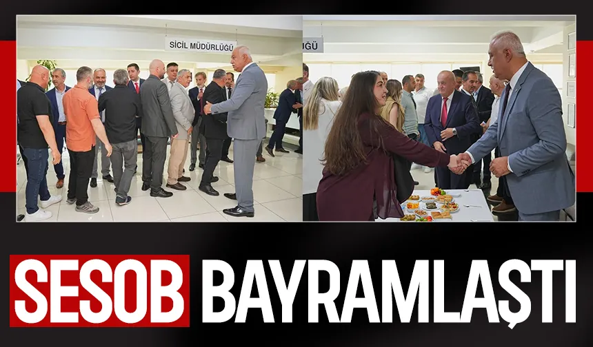 SESOB’ta bayramlaşma programı yoğun katılımla gerçekleşti