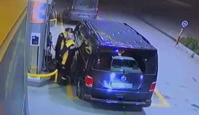 Şeytanın aklına gelmez; Plaka çalıp benzin aldı