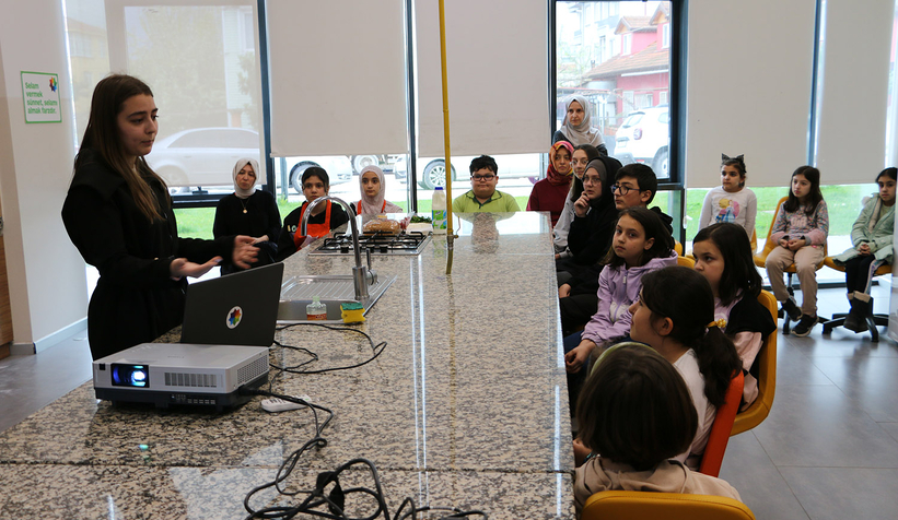  SGM öğrencileri sağlıklı beslenmeye dikkat çekti