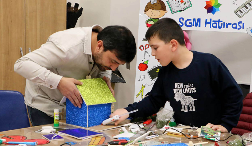 SGM’de ara tatil atölyeleri sona erdi