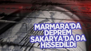 Korkutan deprem; Sakarya'da hissedildi