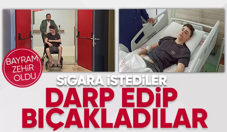 Sigara istedikleri genci bıçakladılar