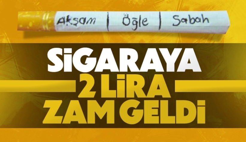 Sigaraya bir zam daha geldi