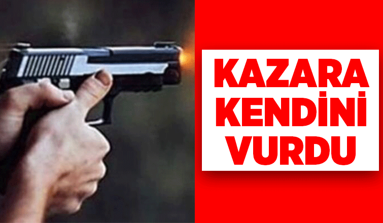 Silah ateş aldı kazara vuruldu