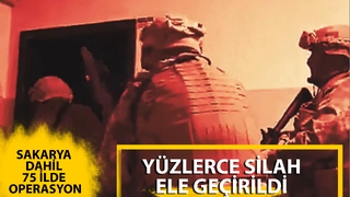 Silah kaçakçılarına operasyon: 1031 gözaltı