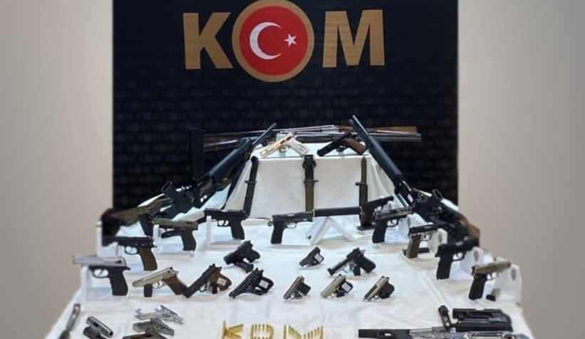 Silah kaçakçılarına operasyon: 24 gözaltı