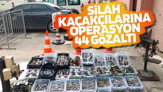 Silah kaçakçılarına operasyon