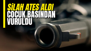 Silah kazara ateş aldı, çocuğun durumu kritik