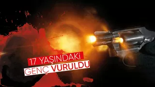 Silah kazara ateş aldı