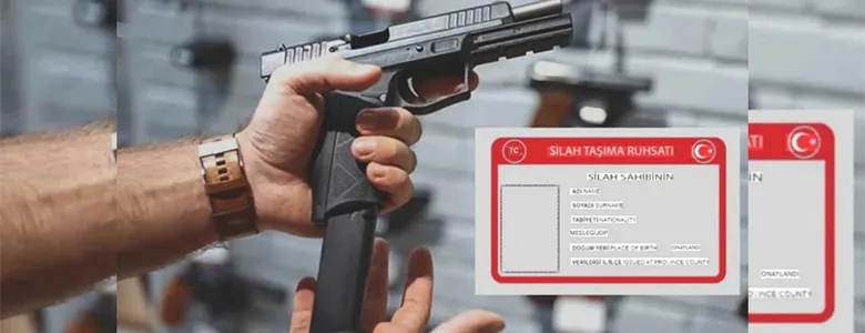 Silah ruhsatları için yeni sistem kuruldu