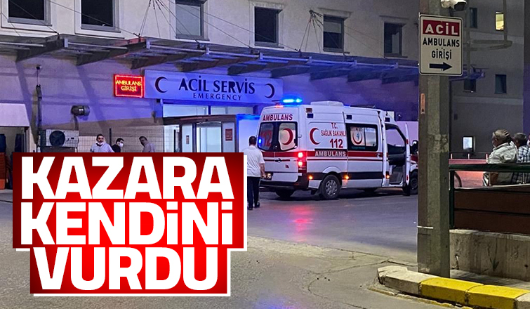 Silahını temizlerken vuruldu!