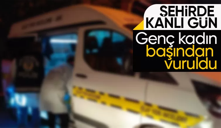 Silahla başından vurulan kadın ağır yaralandı