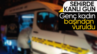 Silahla başından vurulan kadın ağır yaralandı