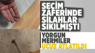 Silahla kutlamalarda pek çok yere mermi düştü