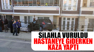 Silahla vuruldu, hastaneye giderken balkona uçtu
