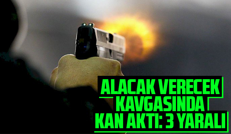 Silahlı kavgada 3 kişi yaralandı