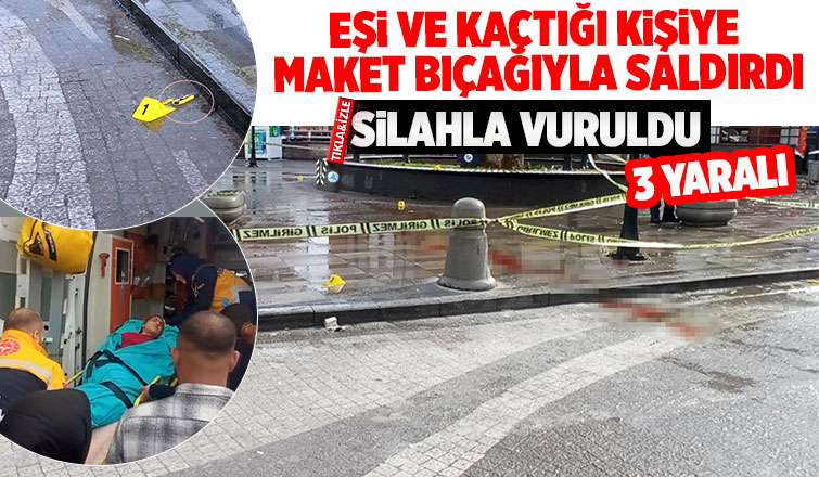 Kaçırdığı evli kadının kocası karşılarına çıkınca olanlar oldu
