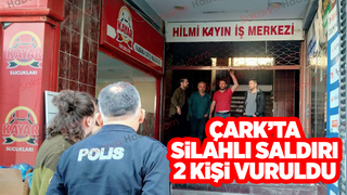 Çark caddesi'nde 2 kişi vuruldu