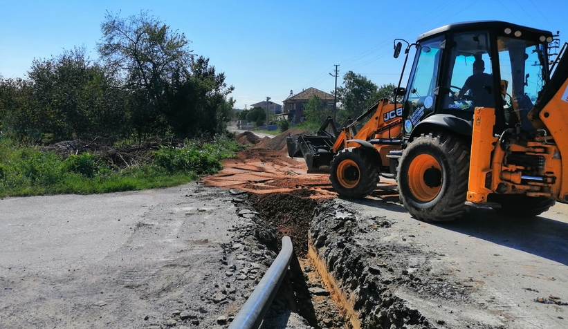 Sinanoğlu’na 14 bin metrelik altyapı hattı