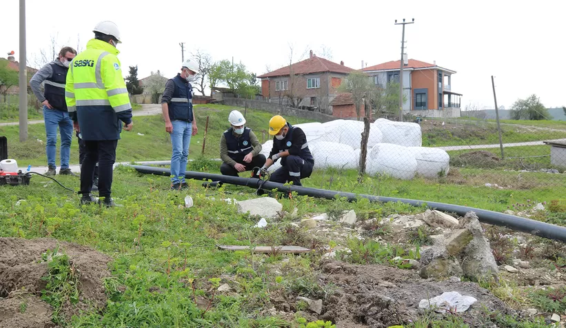 Sinanoğlu’nda içmesuyu şebekesi yenileniyor