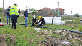 Sinanoğlu’nda içmesuyu şebekesi yenileniyor