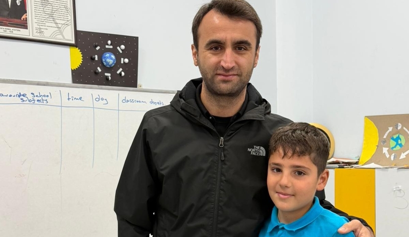 Sınıf başkanlığı vaadi gerçek oldu: Hakem Atilla Karaoğlan ziyaret etti