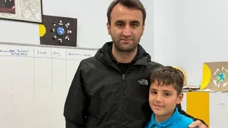 Sınıf başkanlığı vaadi gerçek oldu: Hakem Atilla Karaoğlan ziyaret etti