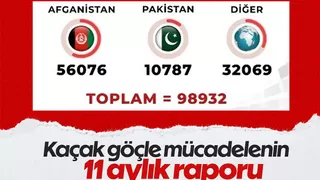 Sınır dışı edilen düzensiz göçmen sayısı açıklandı