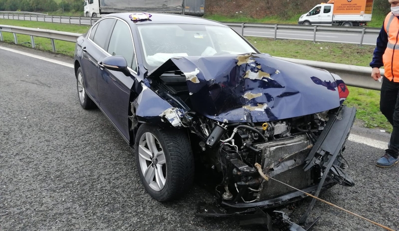 Sınırda kaza: 1 ağır yaralı