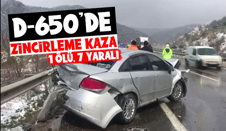  Sınırda kaza 1 ölü, 7 yaralı