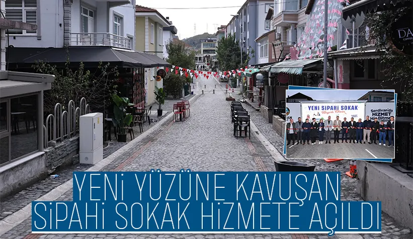 Sipahi Sokak yenilendi