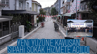 Sipahi Sokak yenilendi