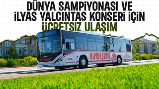 Şampiyonaya ulaşım ücretsiz