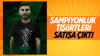 Şampiyonluk tişörtleri satışta