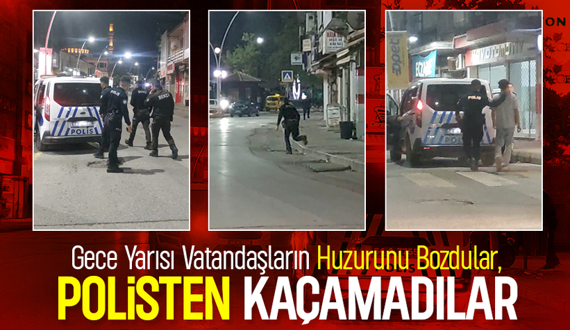 Siz Misiniz Huzuru Bozan? Polis Cezayı Kesti..