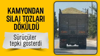 Slaj tozlarını saça saça gitti