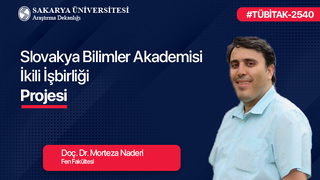 Slovakya Bilimler Akademisi ile İkili iş birliği projesi