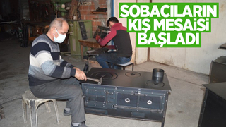 Soba üreticilerinin kış mesaisi başladı.