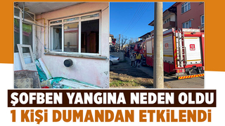 Şofben yangına neden oldu