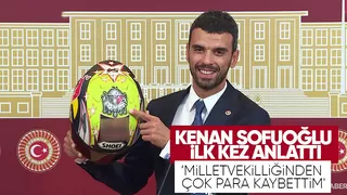 Sofuoğlu milletvekilliğinden çok para kaybettiğini açıkladı