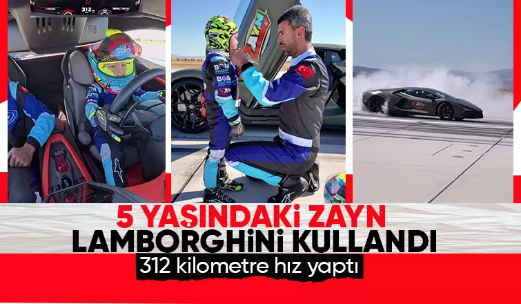Sofuoğlu'nun oğlu Lamborghini ile 312 kilometre hız yaptı