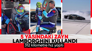 Sofuoğlu'nun oğlu Lamborghini ile 312 kilometre hız yaptı