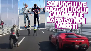 Sofuoğlu ve Razgatlıoğlu Çanakkale Köprüsü'nde kapıştı