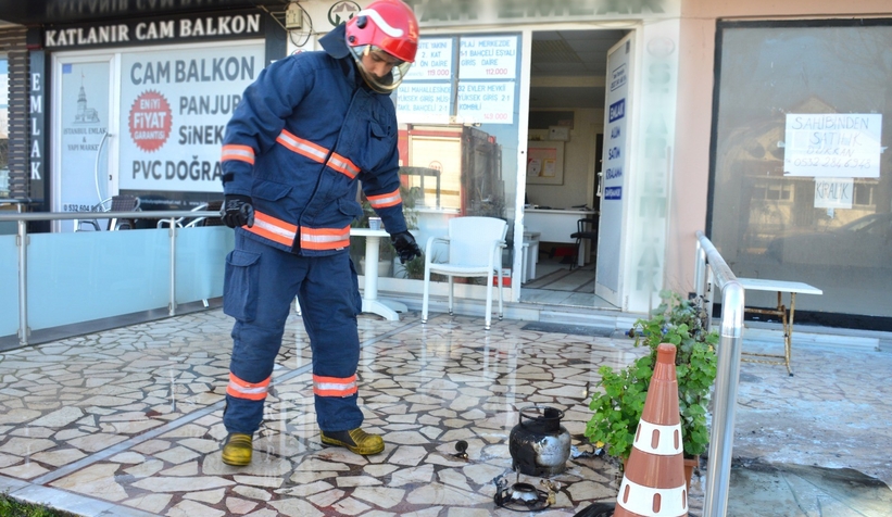 Soğukkanlılığı faciayı önledi