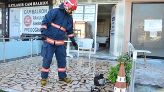 Soğukkanlılığı faciayı önledi