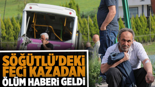 Söğütlü'deki kazadan acı haber