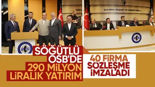 Söğütlü OSB'ye 40 firma geliyor