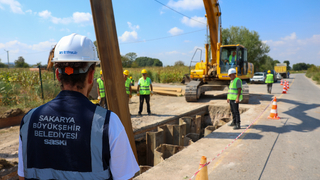 Söğütlü’nün 25 kilometrelik altyapısında çalışmalar sürüyor