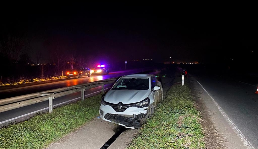 Sokağa çıkma yasağında bir garip kaza