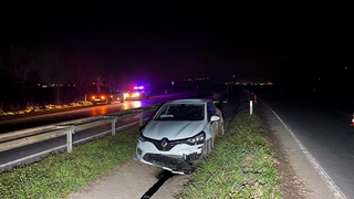 Sokağa çıkma yasağında bir garip kaza